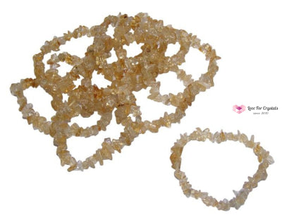 Citrine Chip Bracelet For Prosperity (Aaa Quality) Bracelets & Bangles