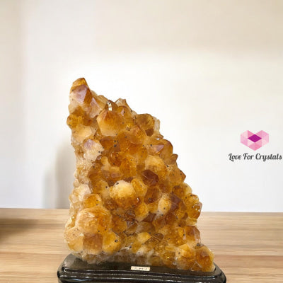 Citrine Cluster Wall with Stand (AAA)- The Golden Source of Abundance 2853g Citrine