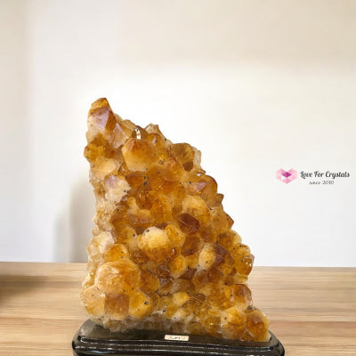 Citrine Cluster Wall with Stand (AAA)- The Golden Source of Abundance 2853g Citrine