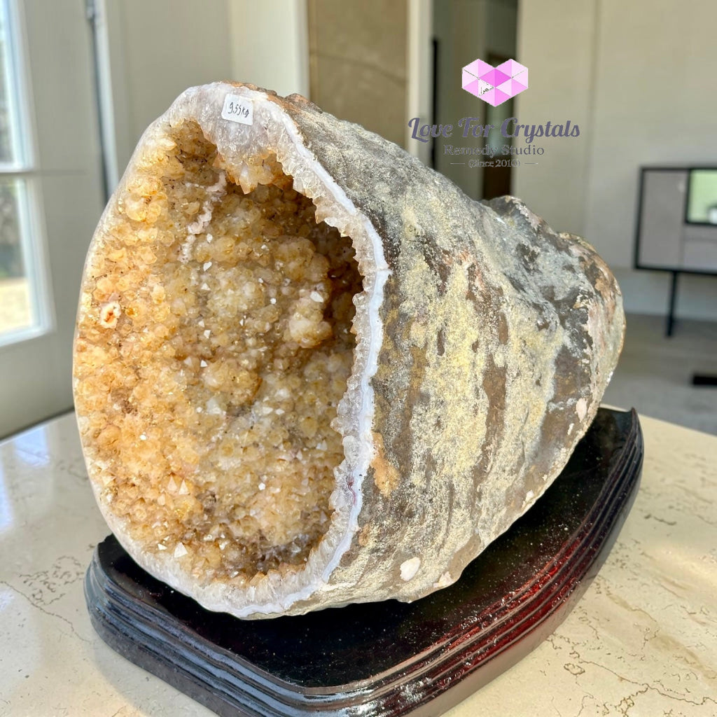 Citrine Cornucopia Money Catcher™ (RARE Abundance Vessel) 9.55kgs - 9.55 kgs - Citrine