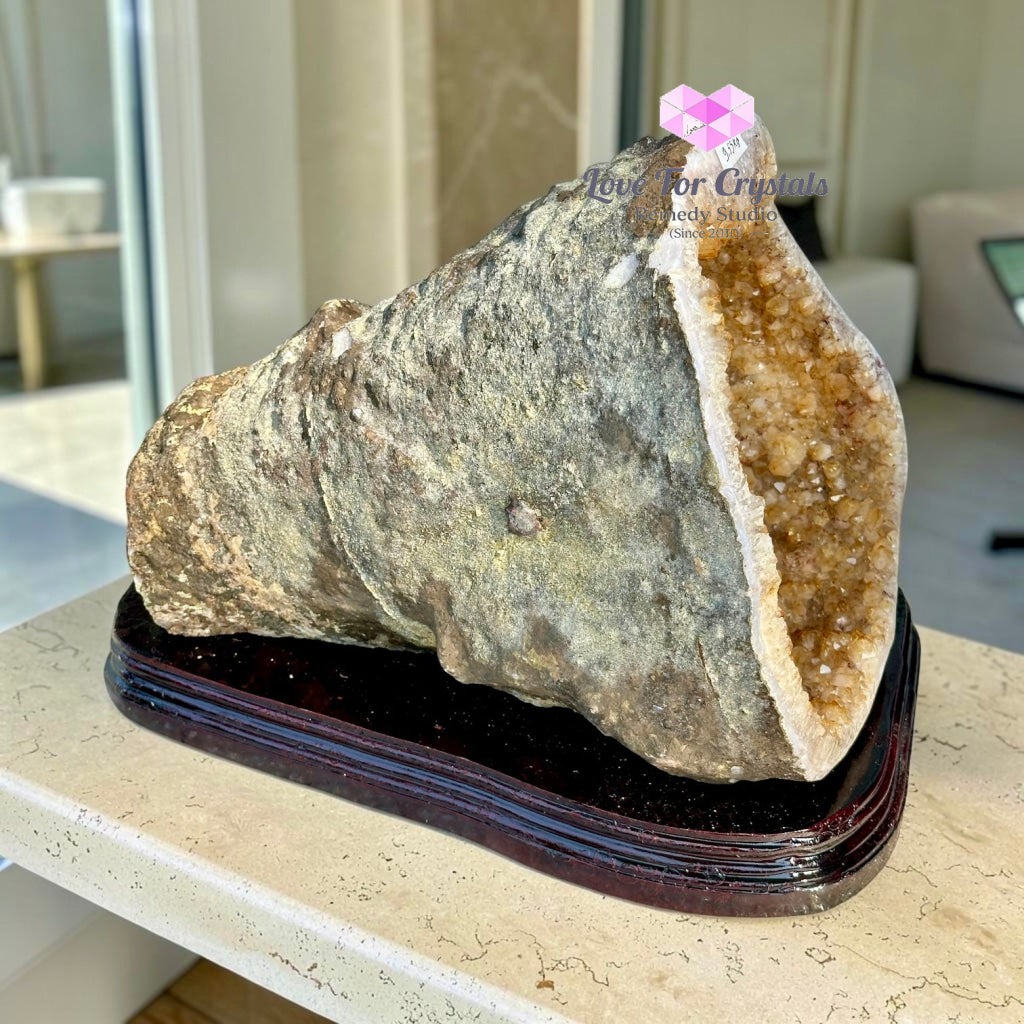 Citrine Cornucopia Money Catcher™ (RARE Abundance Vessel) 9.55kgs - 9.55 kgs - Citrine