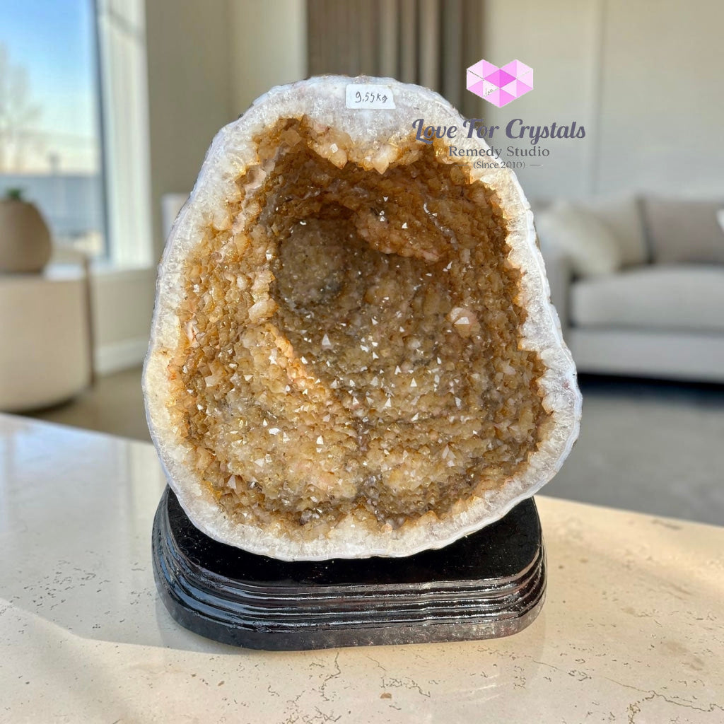 Citrine Cornucopia Money Catcher™ (RARE Abundance Vessel) 9.55kgs - 9.55 kgs - Citrine