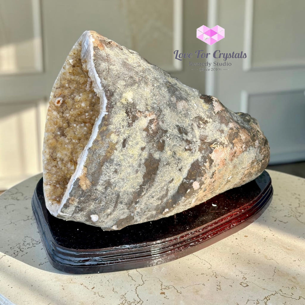 Citrine Cornucopia Money Catcher™ (RARE Abundance Vessel) 9.55kgs - 9.55 kgs - Citrine