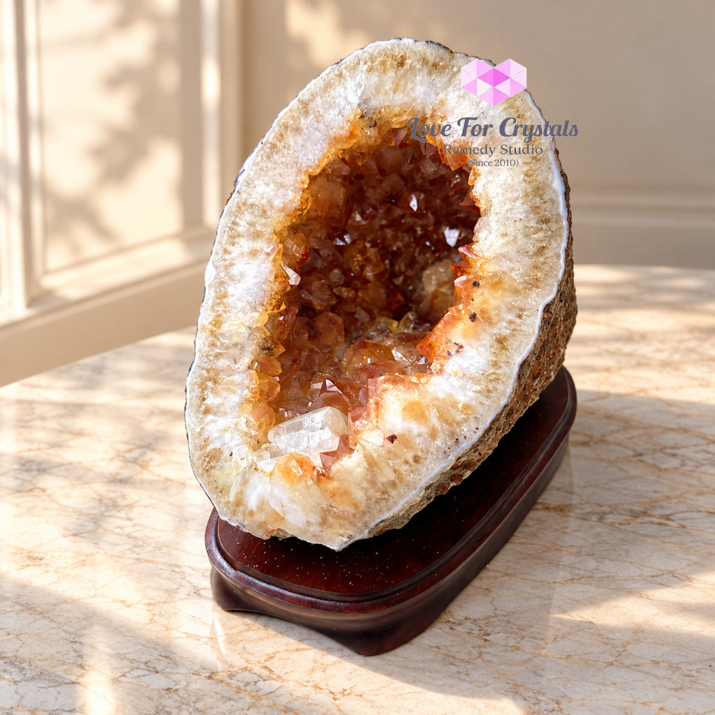 Citrine Cornucopia Money Catcher™ (RARE Wealth Container) 6.24kgs - Citrine