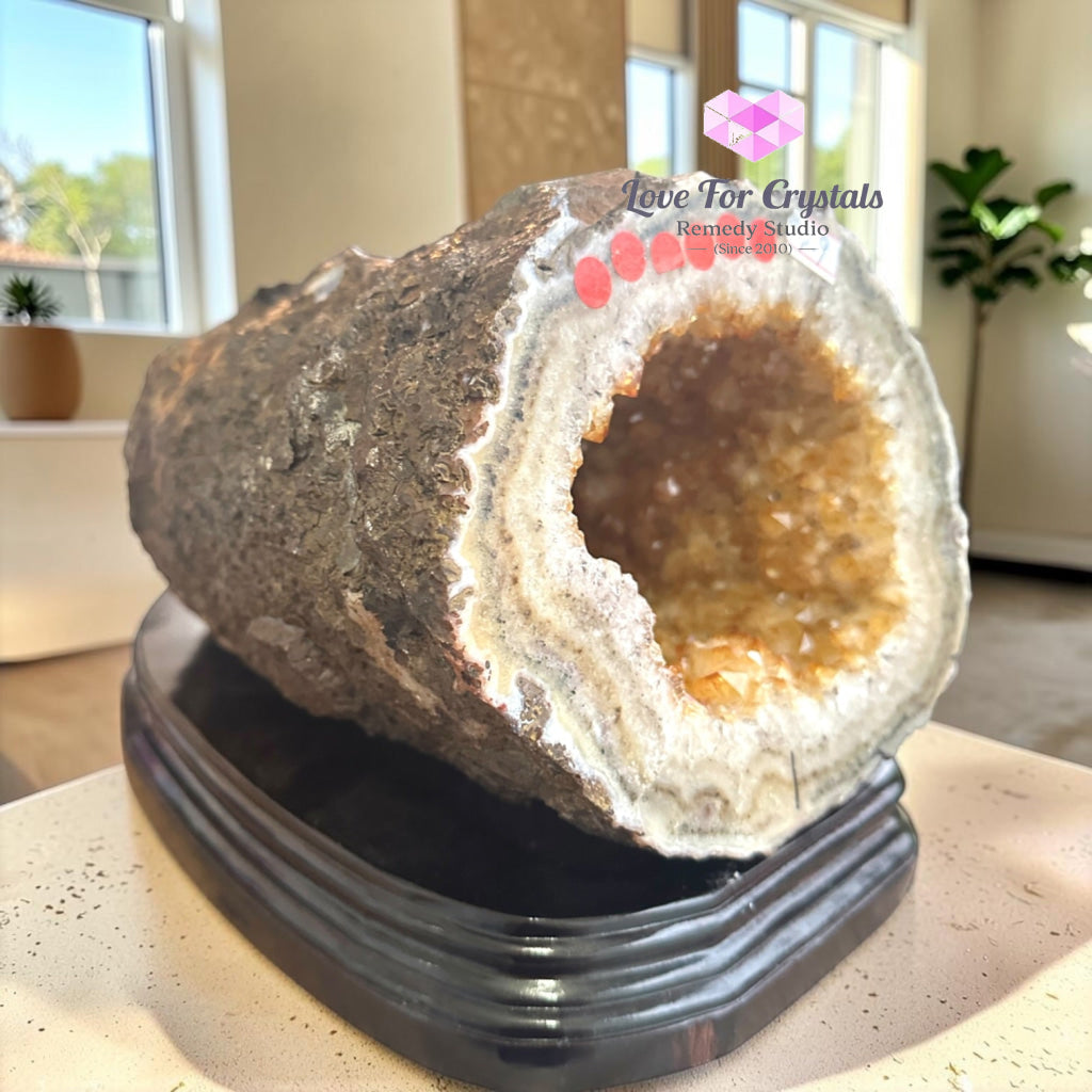 Citrine Cornucopia Money Catcher™ (RARE Wealth Container) 7.9kg - 7.9kgs - Citrine