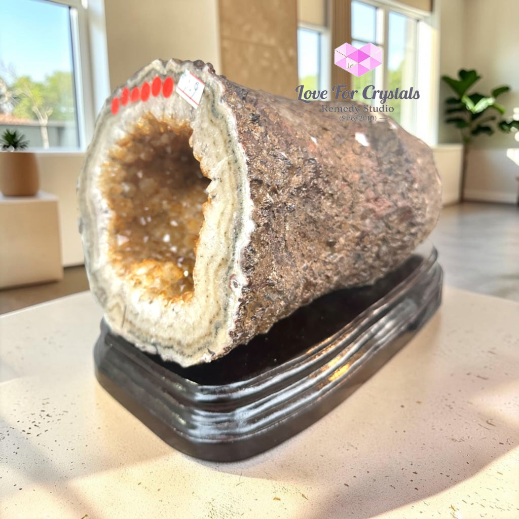 Citrine Cornucopia Money Catcher™ (RARE Wealth Container) 7.9kg - 7.9kgs - Citrine