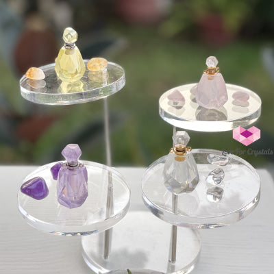 Citrine Crystal Carved Bottle For Oils