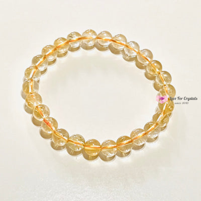 Citrine Gemstone Energy Bracelet (Wealth) 6Mm
