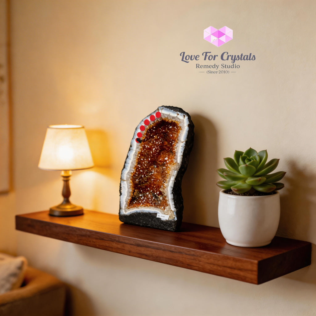 Citrine Geode Wealth Anchor 12.76 kgs (50% OFF) 12.76 kgs Citrine