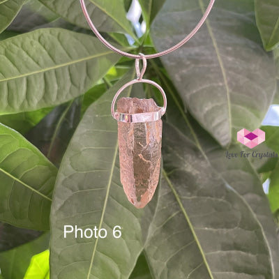 Citrine (Natural) Point Pendant (Wealth Activator) Brazil Photo 6 Pendants & Necklaces