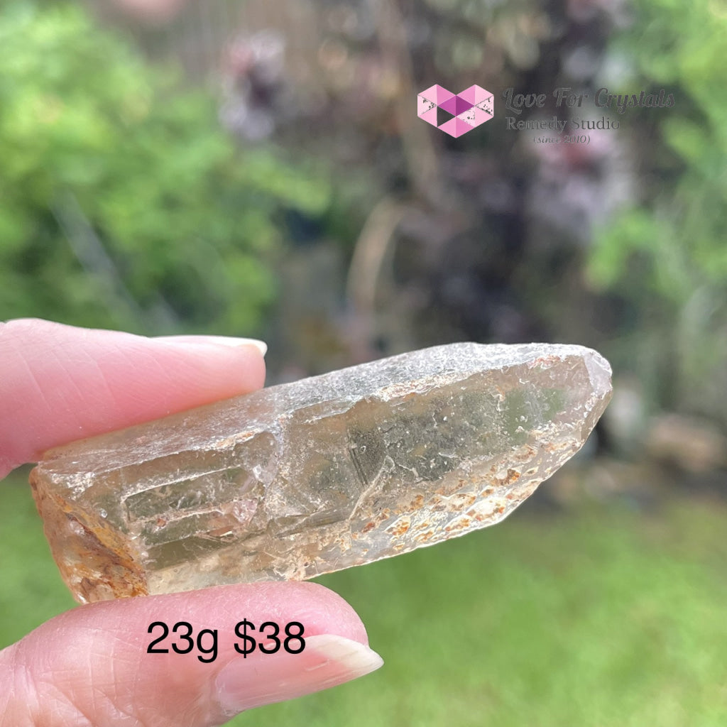 Citrine Natural Raw Points (Brazil) Aaa 23G 50Mm Stones