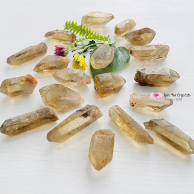 Citrine Natural Raw Points (Brazil) Aaa Stones