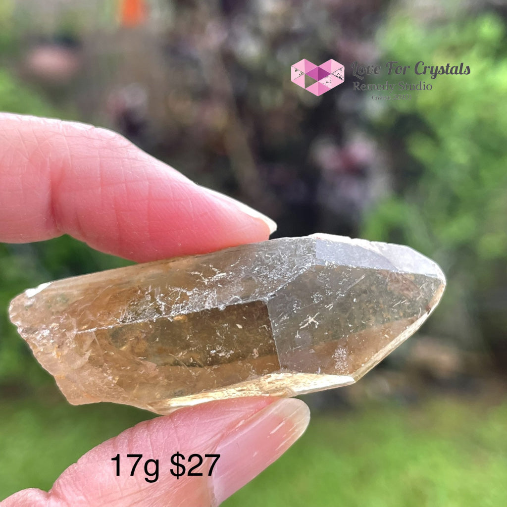 Citrine Natural Raw Points (Brazil) Aaa 17G 40Mm Stones