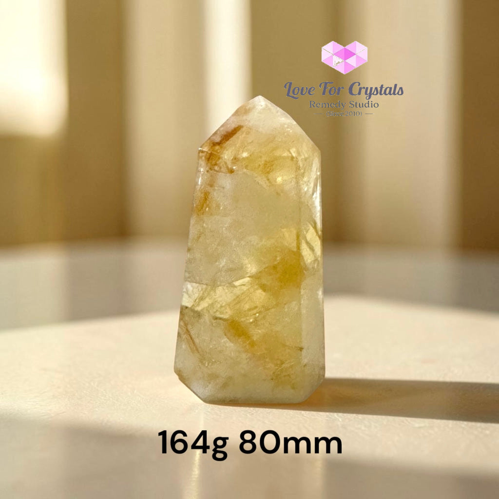 Citrine Polished Point Rio Grande Brazil (THE MONEY MANIFESTOR) - 164g 80mm - Citrine
