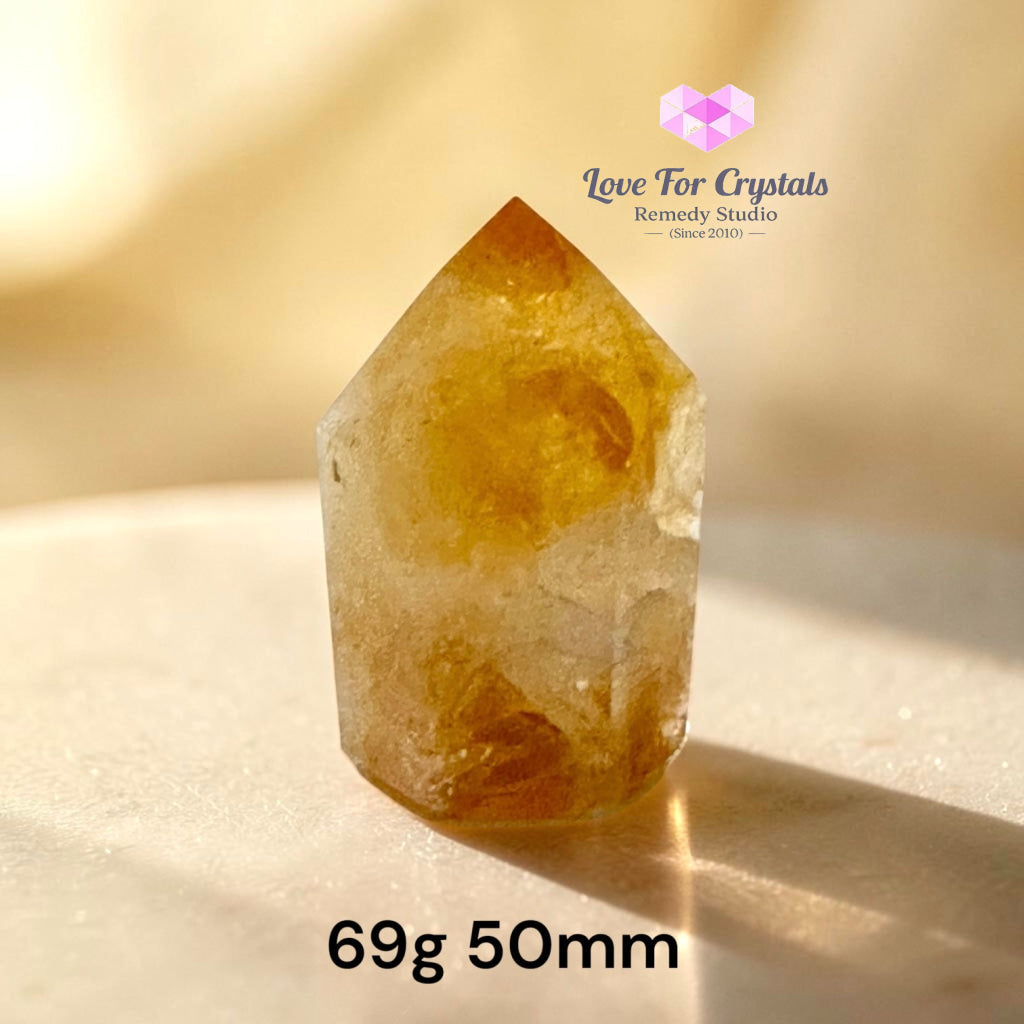 Citrine Polished Point Rio Grande Brazil (THE MONEY MANIFESTOR) - 69g 50mm - Citrine