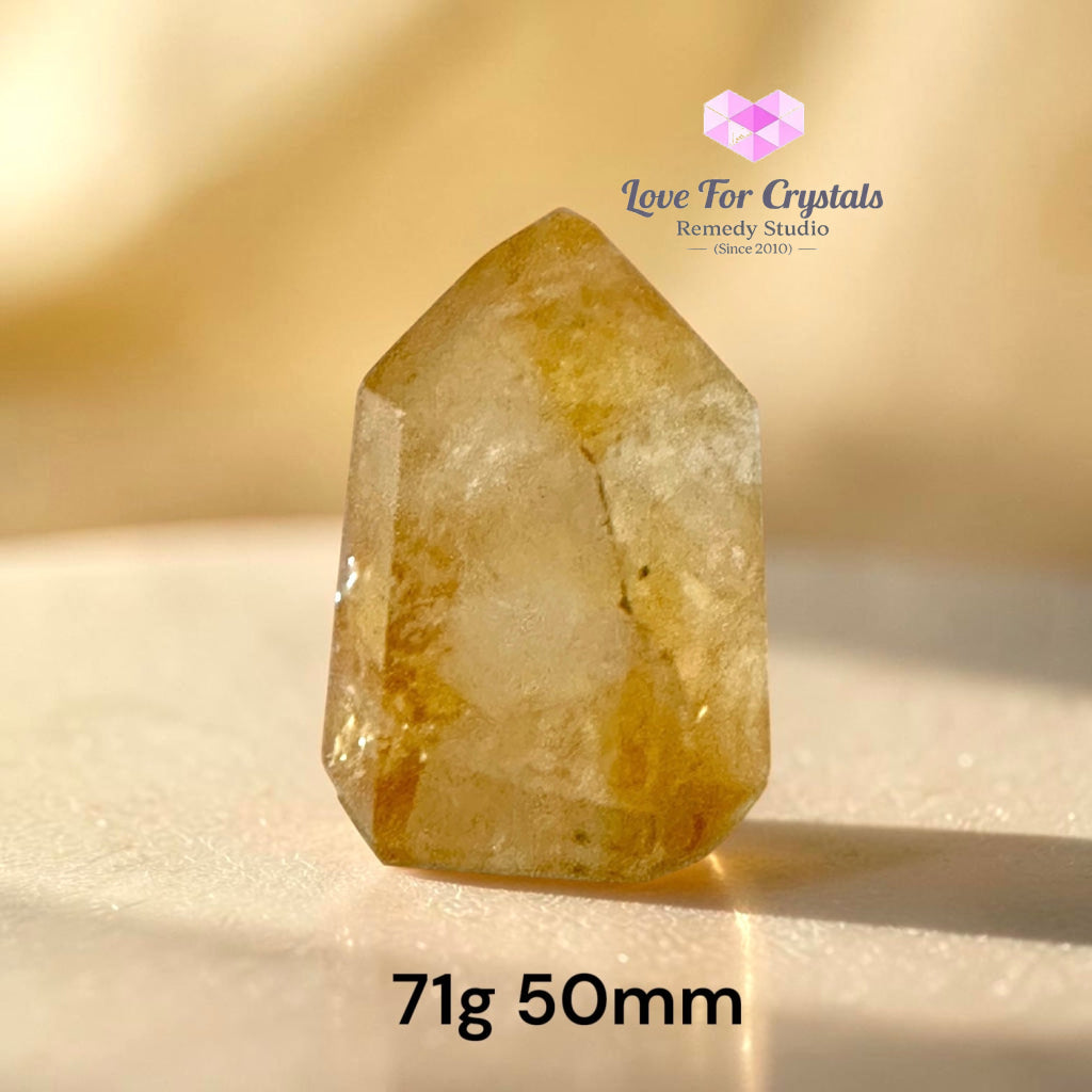 Citrine Polished Point Rio Grande Brazil (THE MONEY MANIFESTOR) - 71g 50mm - Citrine