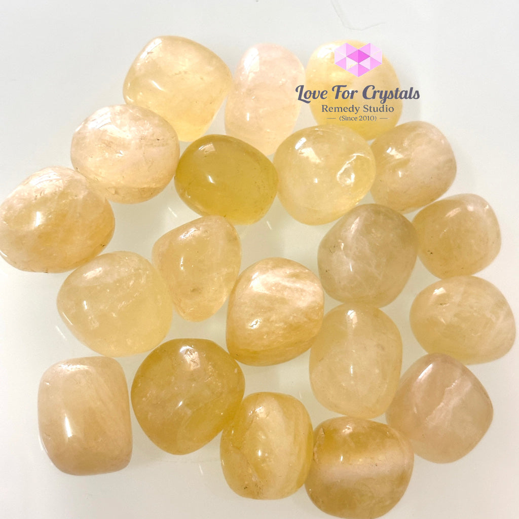 Citrine Tumbled Stone 20-30mm, Wealth & Money - Random Piece - Tumbled Stones