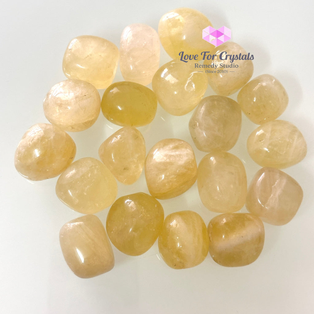 Citrine Tumbled Stone 20-30mm, Wealth & Money - Random Piece - Tumbled Stones