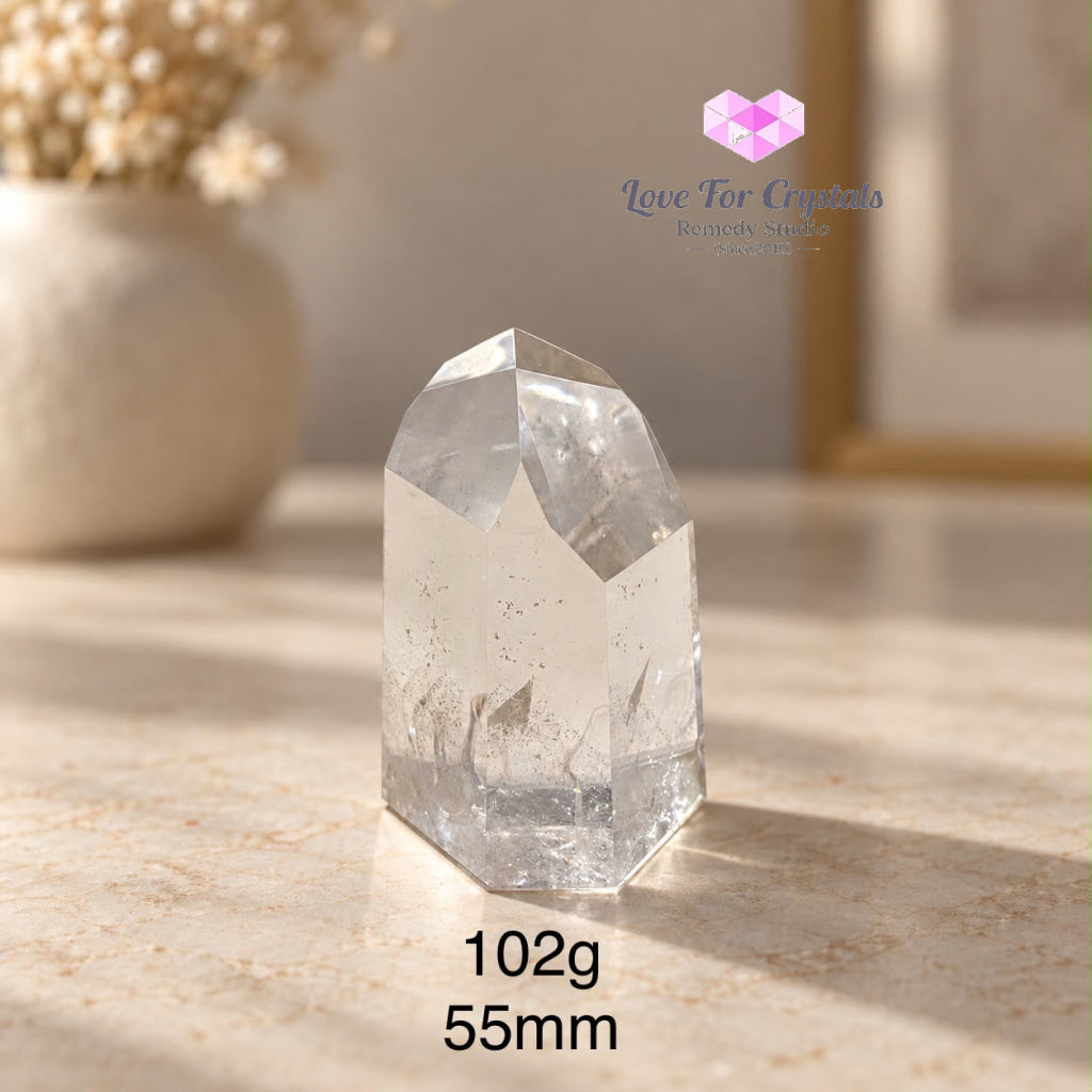 Clear Quartz AAA Tower (Brazil) - 102g 55mm - Clear quartz
