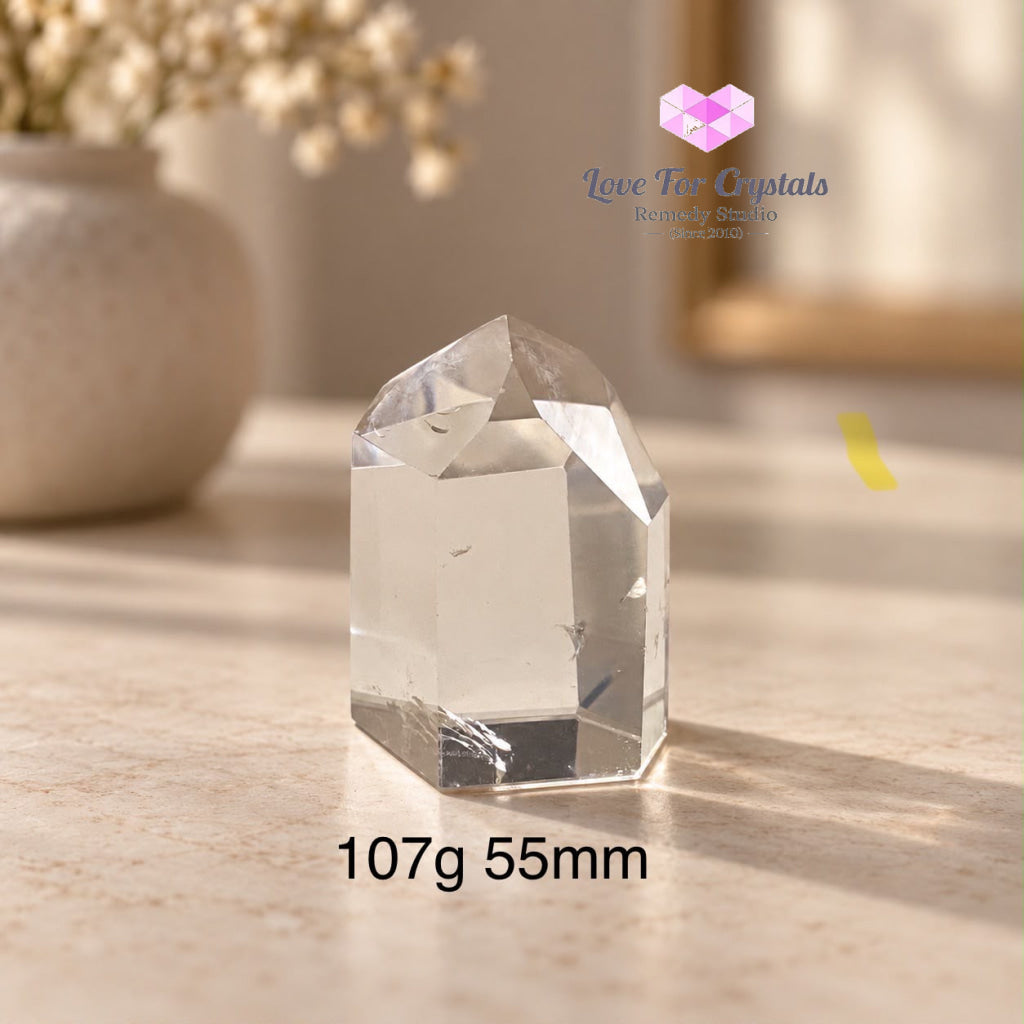 Clear Quartz AAA Tower (Brazil) - 107g 55mm - Clear quartz