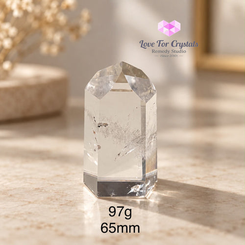 Clear Quartz AAA Tower (Brazil) - 97g 65mm - Clear quartz