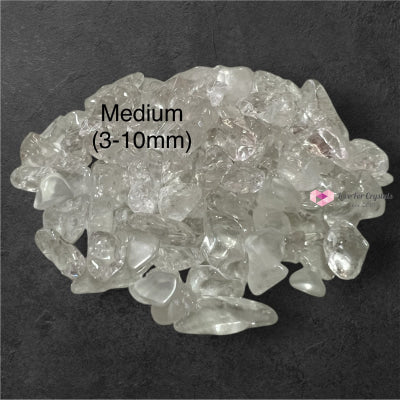 Clear Quartz Chips (100gm) Raw