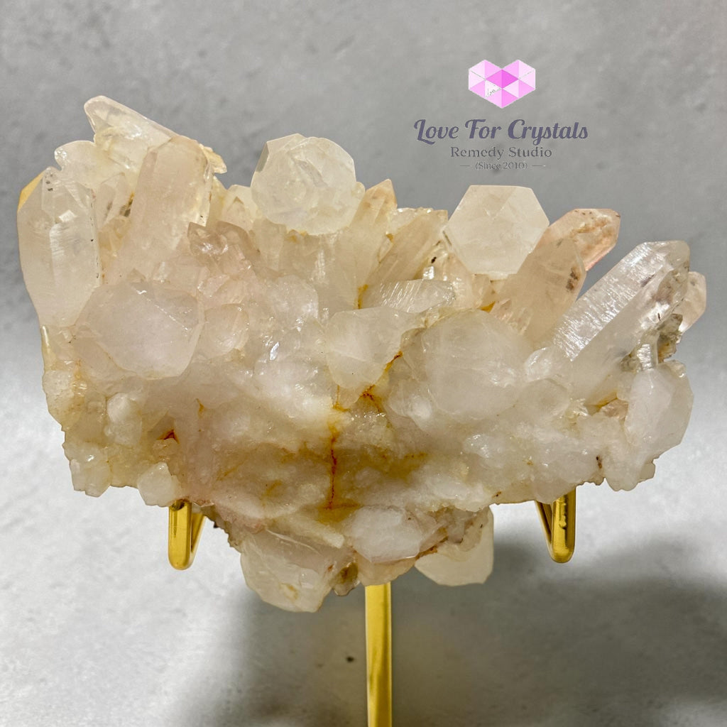 Clear Quartz Clusters on Stand (Brazil) - Clear quartz