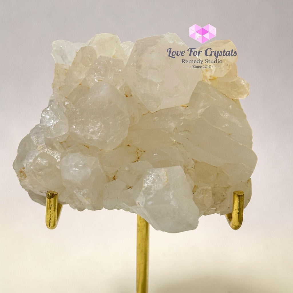 Clear Quartz Clusters on Stand (Brazil) - Clear quartz