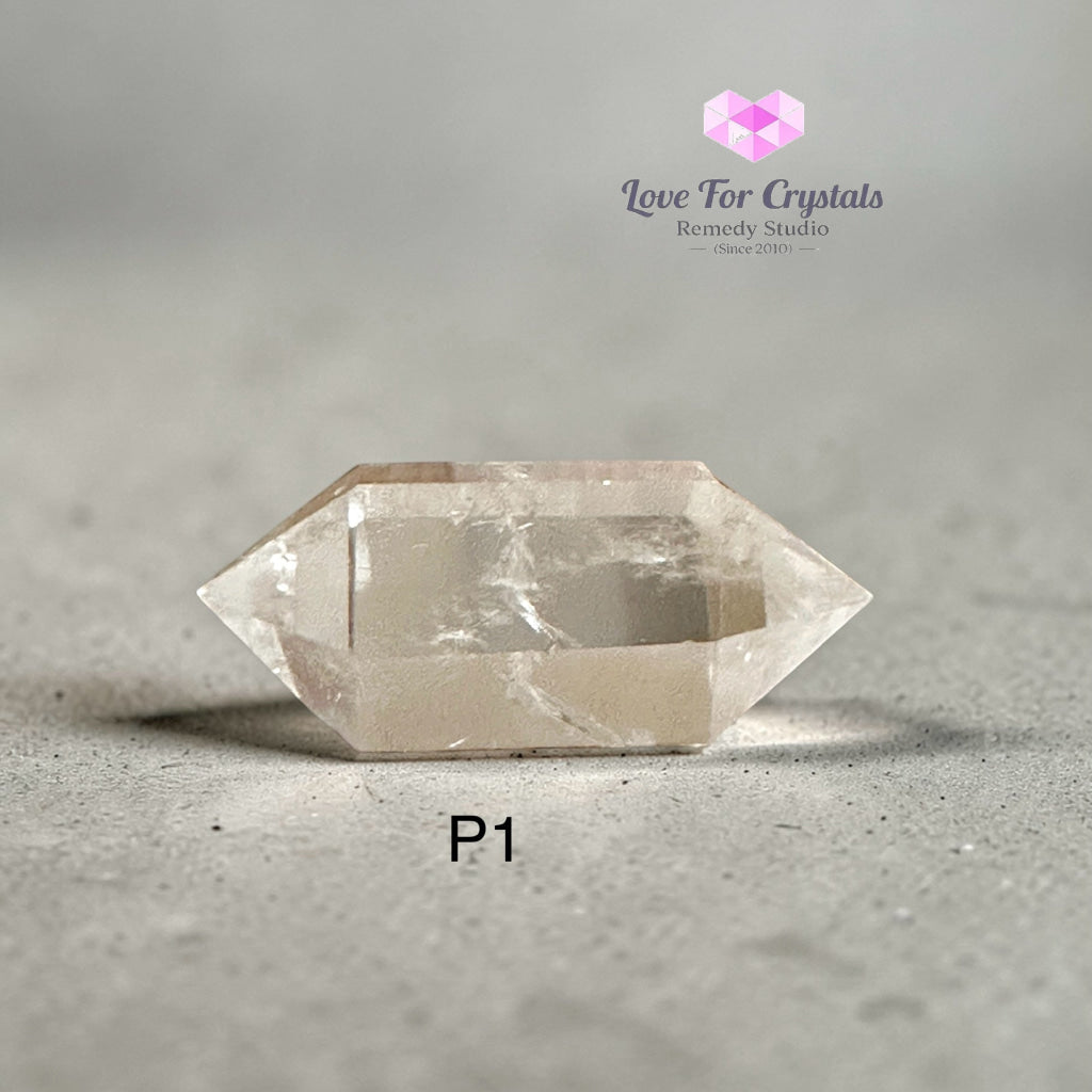Clear Quartz Double Terminated Points – Energy Flow Amplifier (encoded & activated) Clear quartz