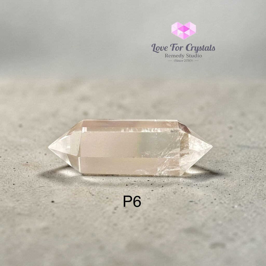 Clear Quartz Double Terminated Points – Energy Flow Amplifier (encoded & activated) Clear quartz