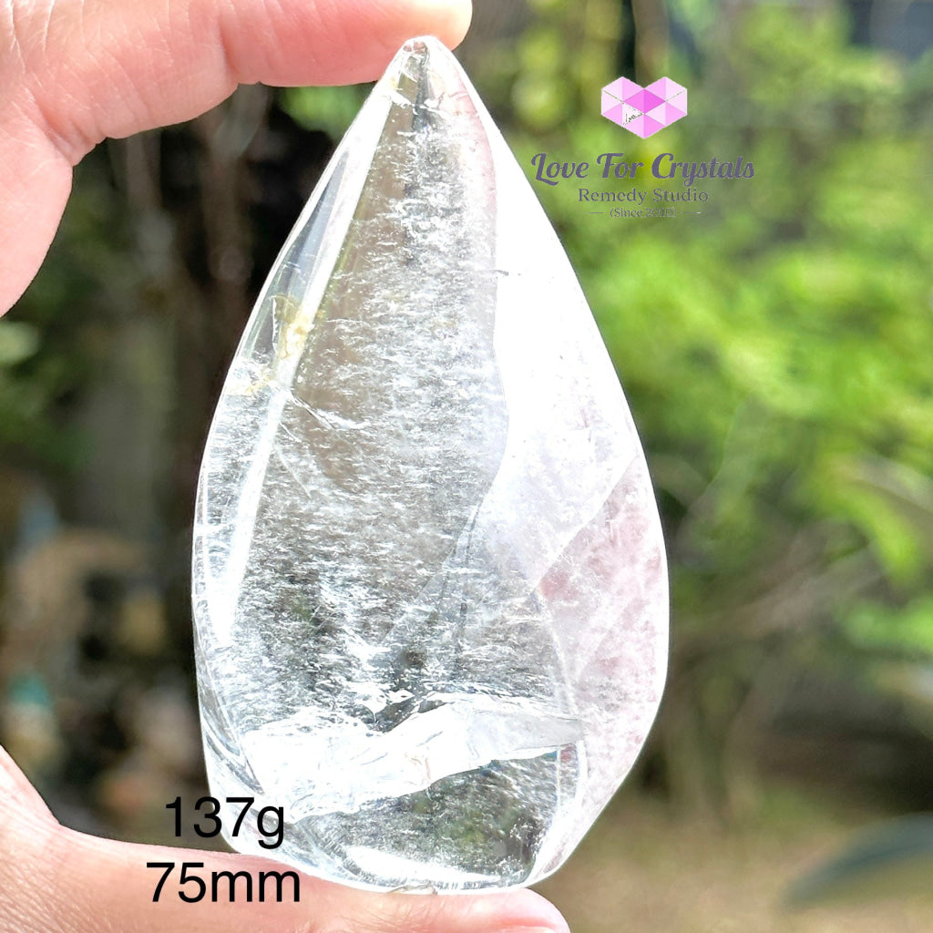 Clear Quartz Flames (Brazil) 137G 75Mm Polished Crystals