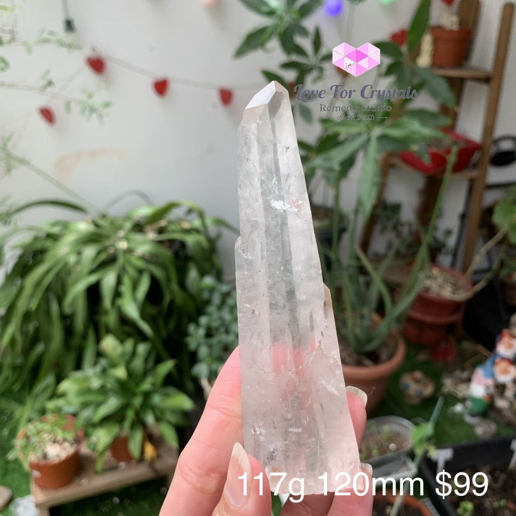 Clear Quartz Laser Wands (Brazil) 117G 120Mm Point