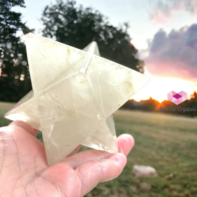 Clear Quartz Merkaba 10Cm