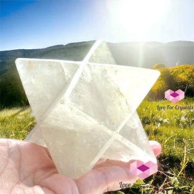 Clear Quartz Merkaba 10Cm