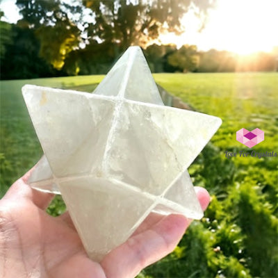 Clear Quartz Merkaba 10Cm