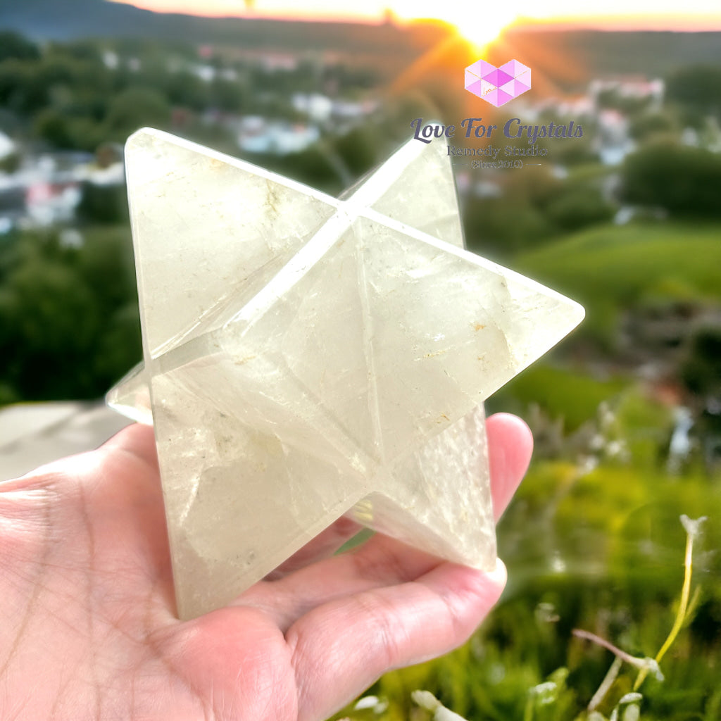 Clear Quartz Merkaba 10Cm