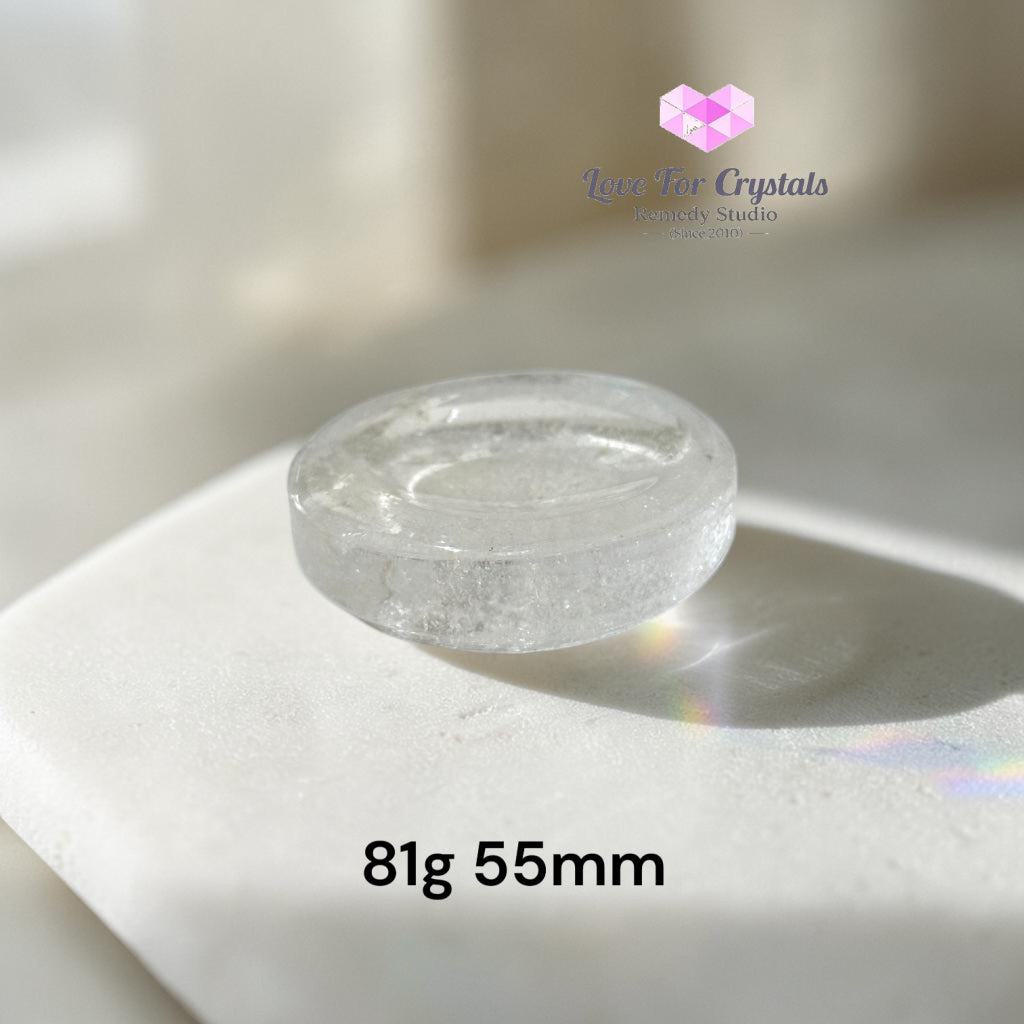 Clear Quartz Mini Bowl (WISH & INTENTION) 55mm - 81g 55mm - Clear quartz