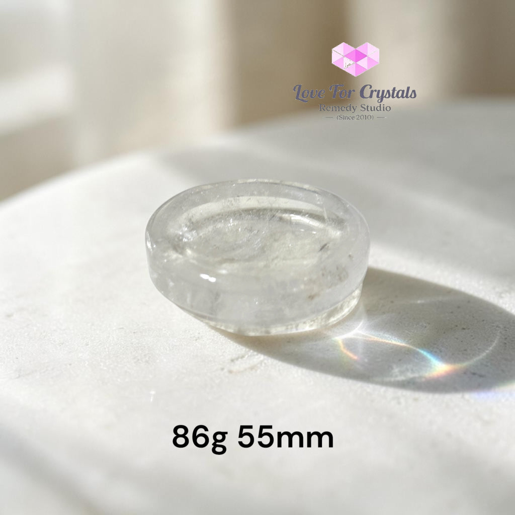 Clear Quartz Mini Bowl (WISH & INTENTION) 55mm - 86g 55mm - Clear quartz