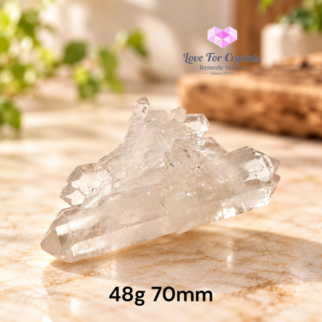 Clear Quartz Mini Clusters AAA (Brazil) - 48g 70mm - Clear quartz