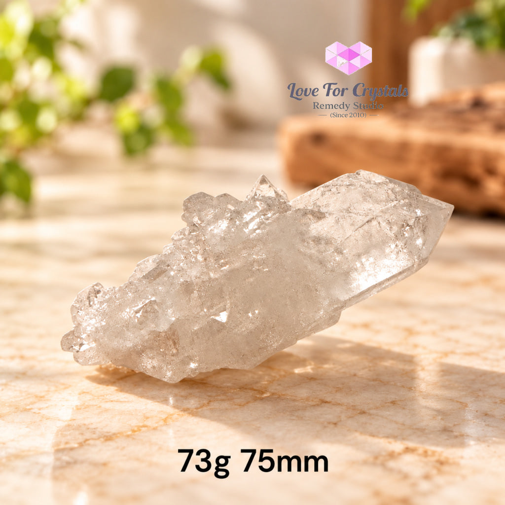 Clear Quartz Mini Clusters AAA (Brazil) - 73g 75mm - Clear quartz