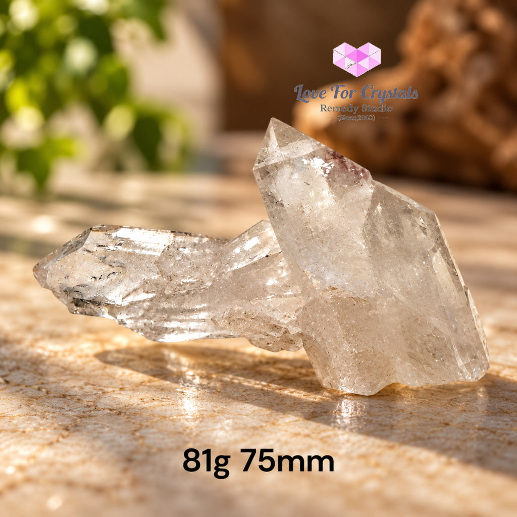 Clear Quartz Mini Clusters AAA (Brazil) - 81g 75mm - Clear quartz
