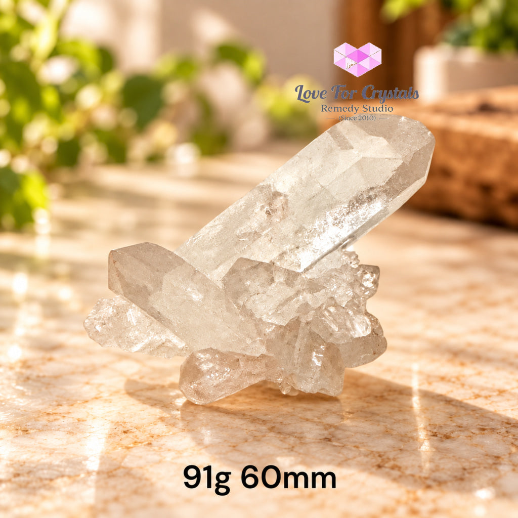 Clear Quartz Mini Clusters AAA (Brazil) - 91g 60mm - Clear quartz