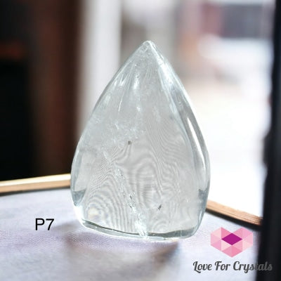 Clear Quartz Mini Crystal Flame (Brazil) Aaa Grade (40-50Mm) 67G 55Mm (P7) Quartz