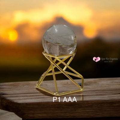 Clear Quartz Mini Sphere Harmonizer (40mm) Photo 1 AAA Grade Clear quartz