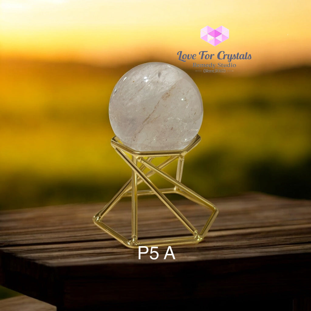 Clear Quartz Mini Sphere Harmonizer (40mm) Photo 5 A Grade Clear quartz