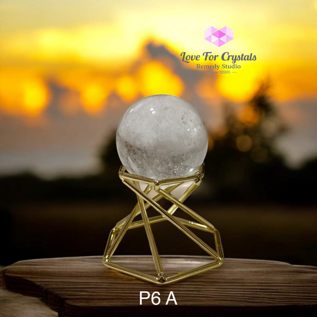 Clear Quartz Mini Sphere Harmonizer (40mm) Photo 6 A Grade Clear quartz