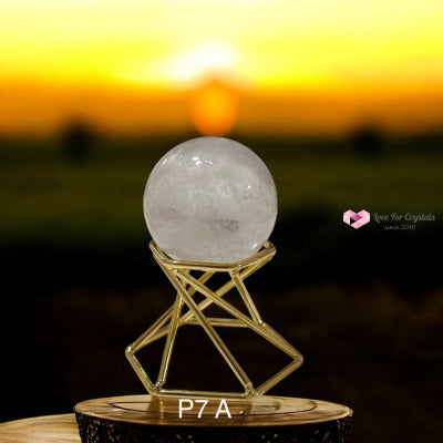 Clear Quartz Mini Sphere Harmonizer (40mm) Photo 7 A Grade Clear quartz