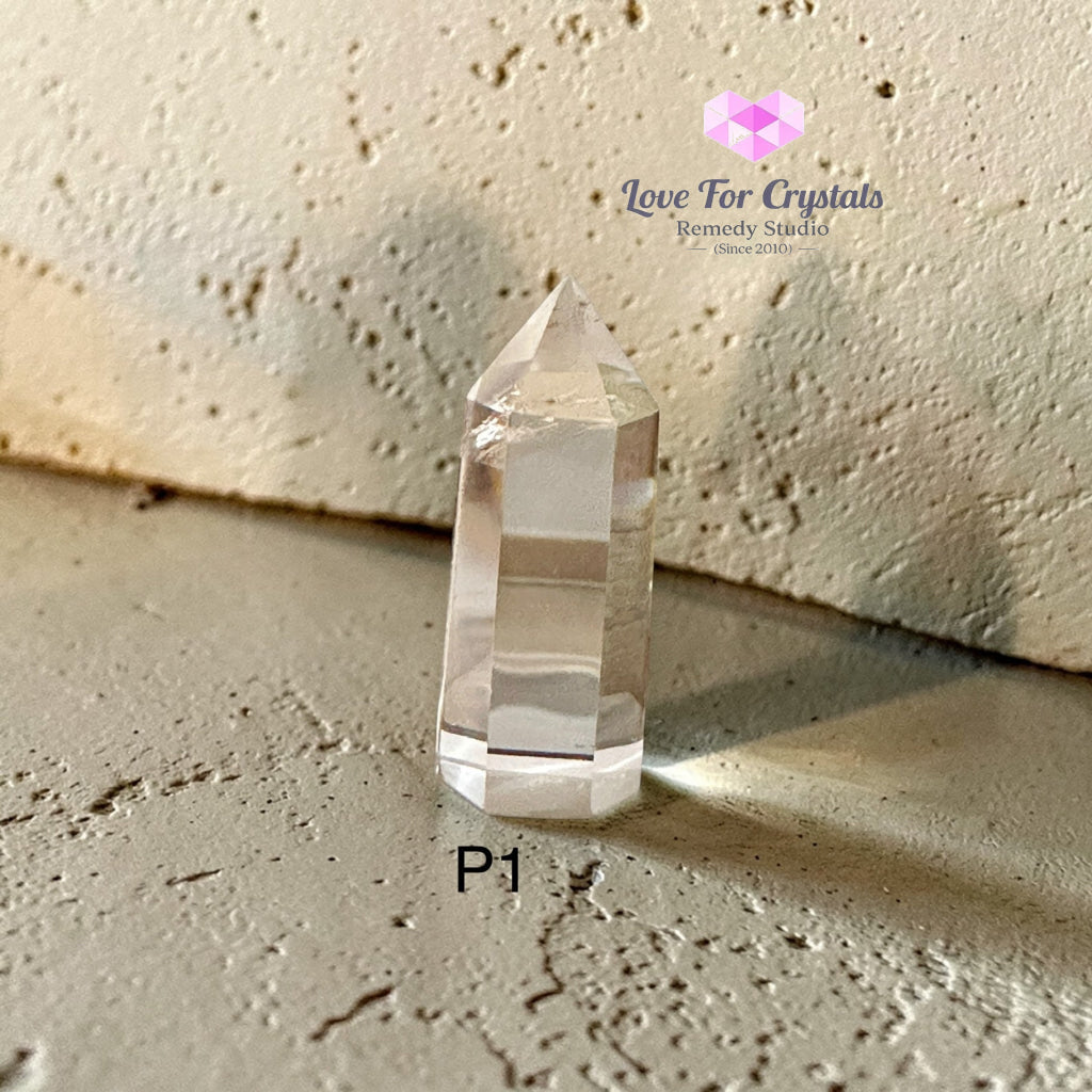 Clear Quartz Points – Focus & Energy Direction (encoded & activated) 50-55mm Photo 1 Clear quartz