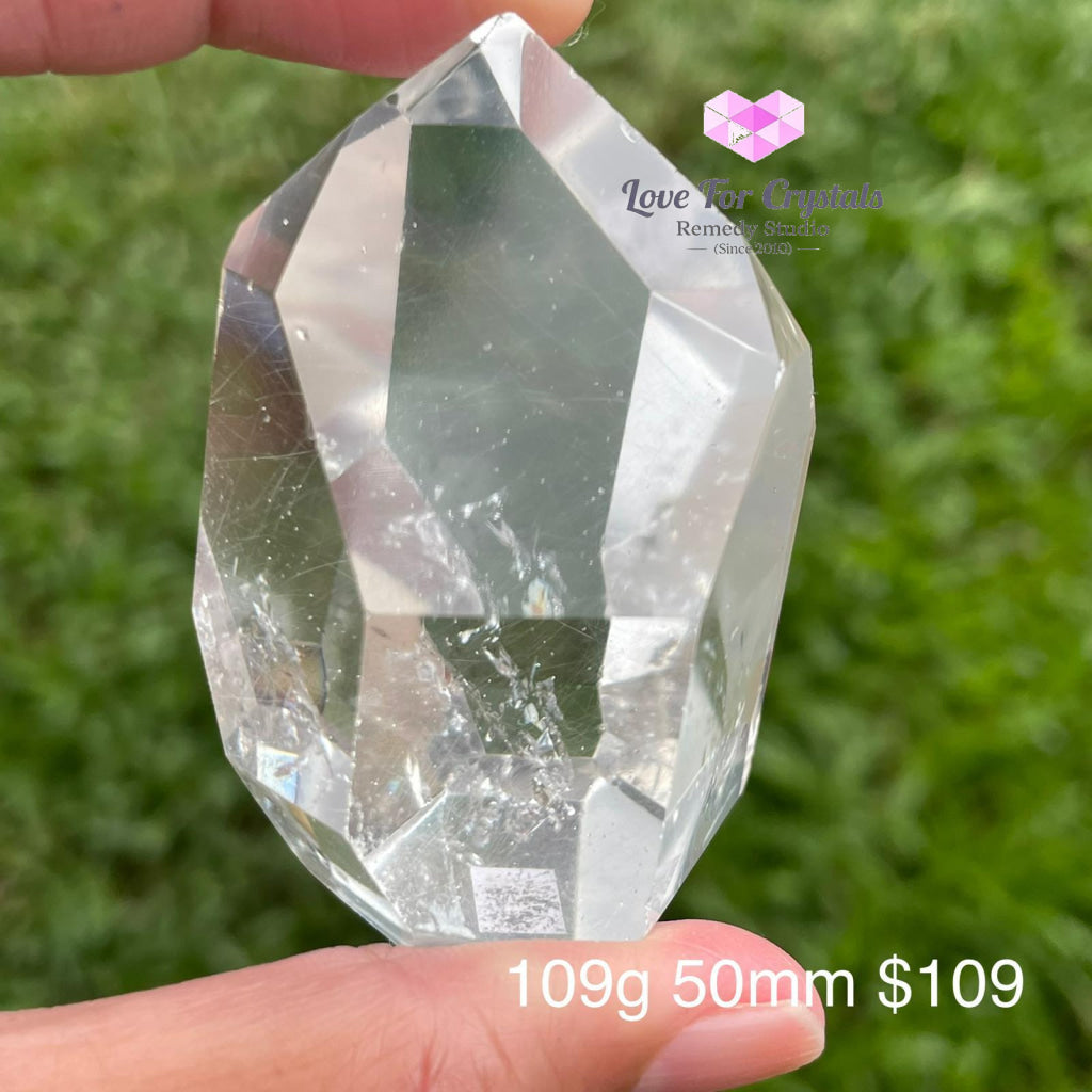 Clear Quartz Polished Points Aaaa (Brazil) 109G 50Mm