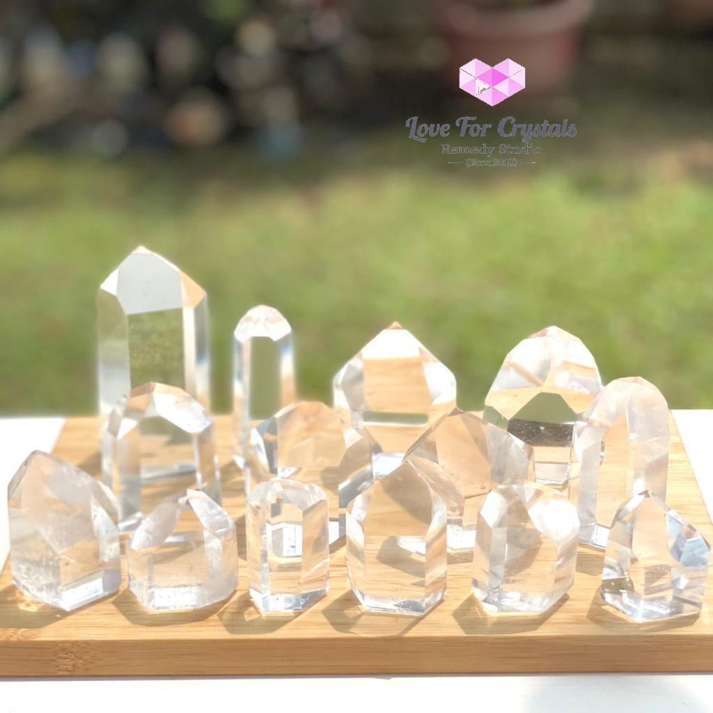 Clear Quartz Polished Points Aaaa (Brazil)